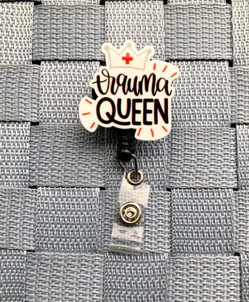 Trauma Queen planar badge reel