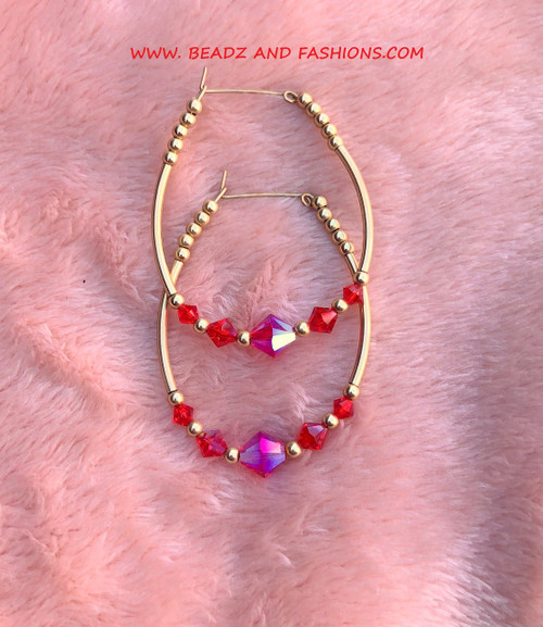 14k gold ANY SIZE SKINNY bangle earring