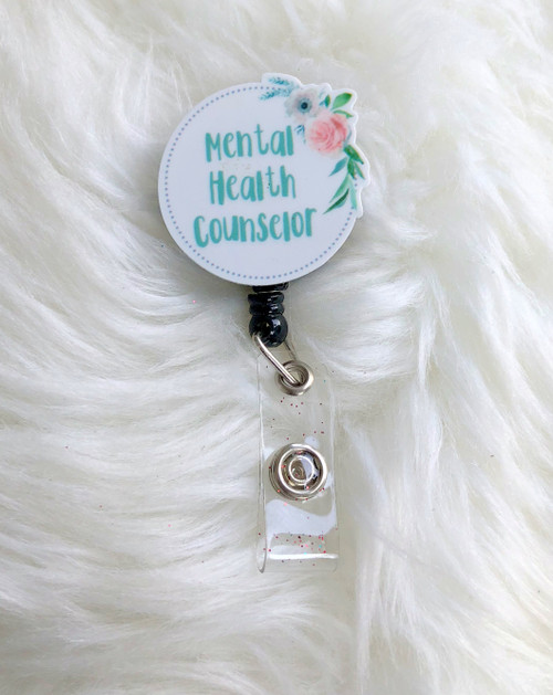 Mental counselor  planar badge reel