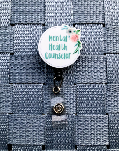 Mental counselor  planar badge reel