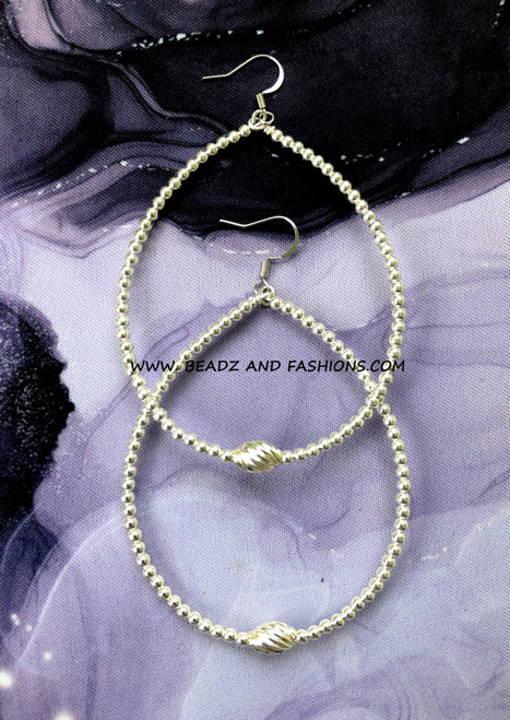 14K GOLD ANY SIZE Barrel Twist earrings