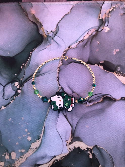 14k gold KITTY bracelet #3