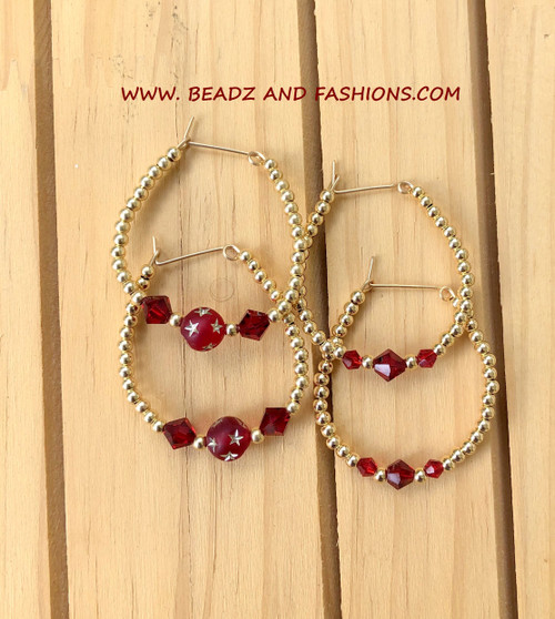 14k gold ANY STYLE LARGE January earrings