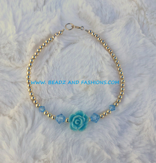 14k gold MARCH rose bracelet #1