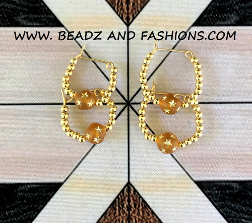 14k gold ANY SIZE NOVEMBER stardust earring KIDS