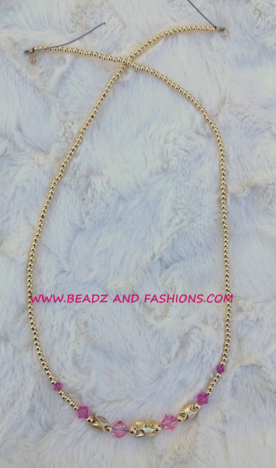14k gold OCTOBER Shark tooth Necklace #2A