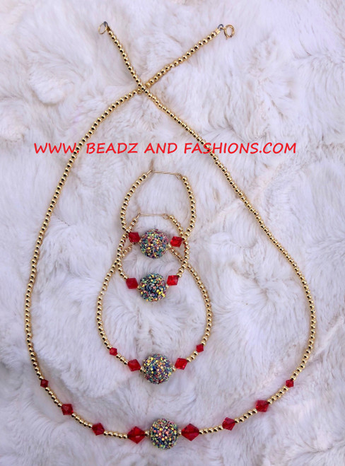 14k gold 3PC JULY unicorn set #1