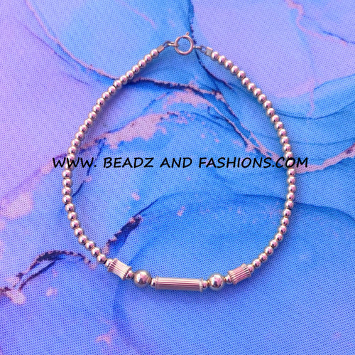14k All gold tunnel bracelet #5