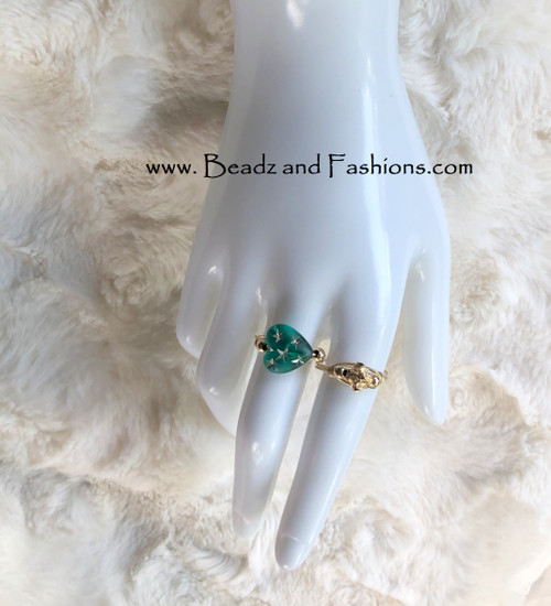 14k gold 2PC ring mix set #1