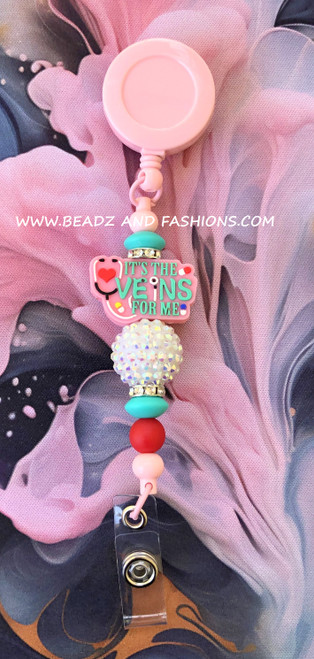 IT'S THE VEINS Beadable badge  #1