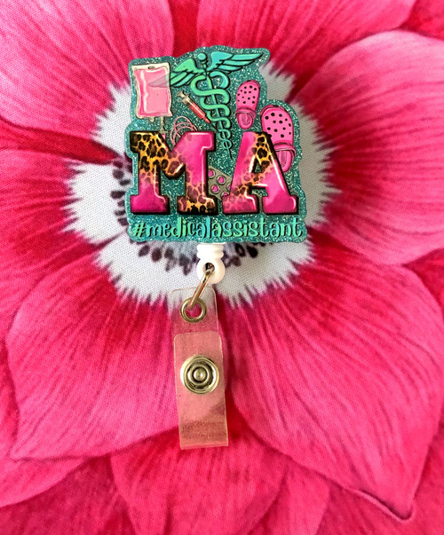 Medical Assistant planar badge reel #5