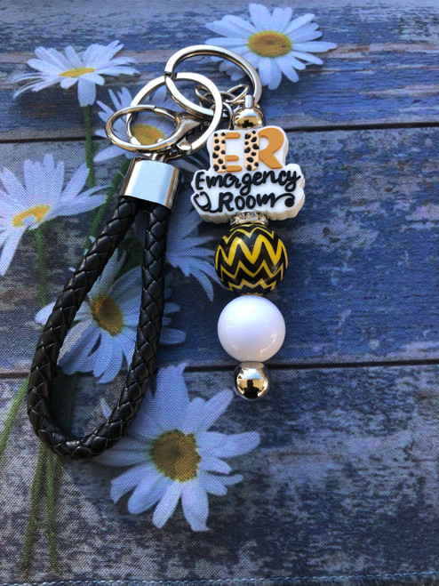 Emergency room silicone Keychain #1