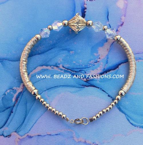 14k gold ANY COLOR Shell thick bangle #1