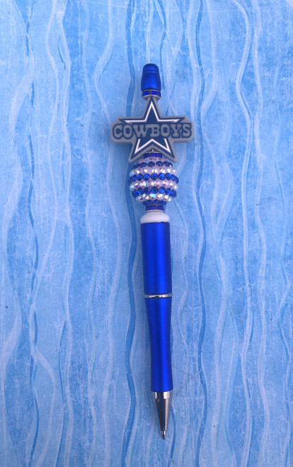 Cowboys custom beadable pen #1B