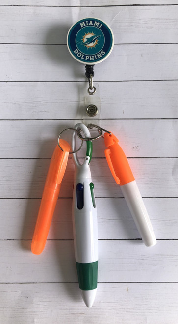 Dolphins badge reel SET #1
