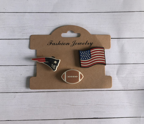 patriots Croc shoe charm #1