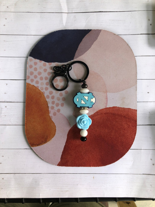 Tar Heels silicone Keychain #1