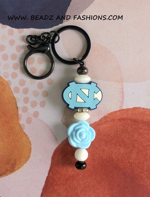 Tar Heels silicone Keychain #1