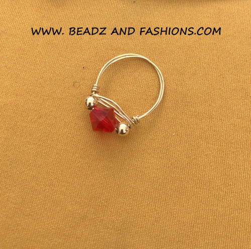14k gold JULY birthstone ring #1