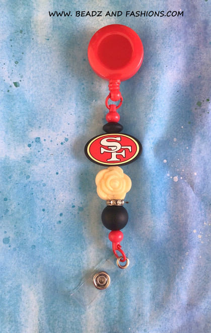49ers  Beadable badge  #1