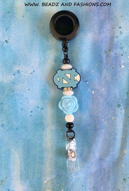 Tar heel Beadable badge  #1