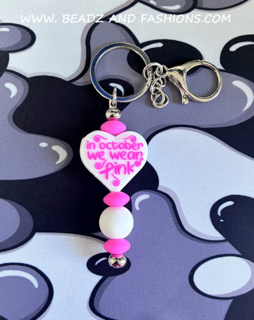 Breast Cancer silicone Keychain #2