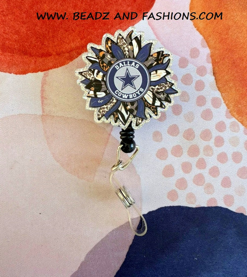 Cowboys planar badge reel #8