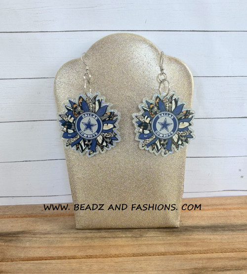 Cowboys planar earrings #8