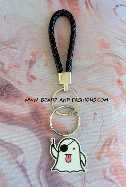 Halloween Leather keychain #2