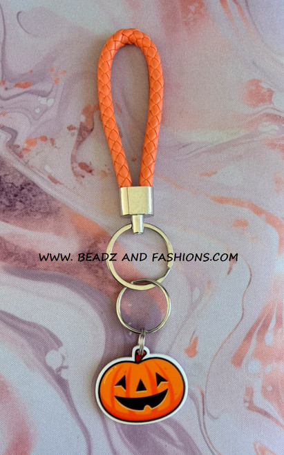 Halloween Leather keychain #3