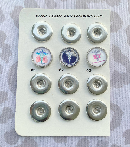ASSORTED MEDICAL snap charms