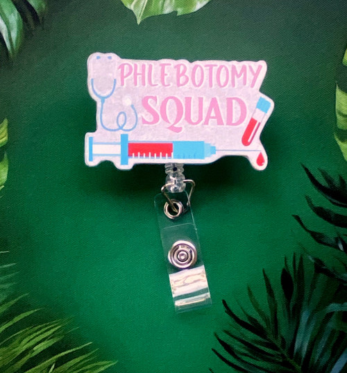 Phlebotomy planar badge reel #3