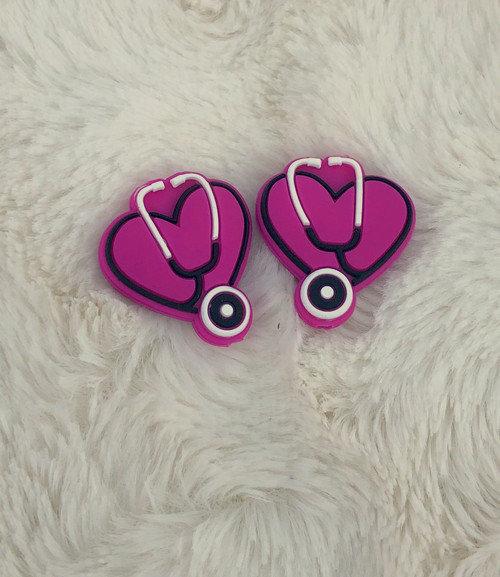 Pink stethoscope silicone bead