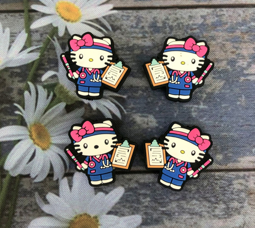 Kitty silicone bead #2