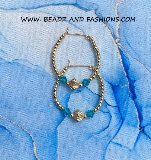 14k Gold ANY SIZE Hogan earrings