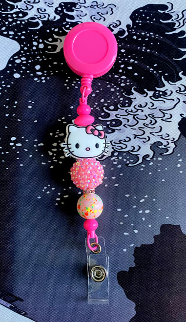 Hk kitty Beadable badge #6