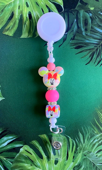MINNIE Beadable badge #2