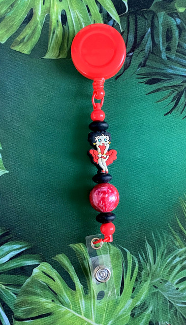 BETTY BOOP Beadable badge #1
