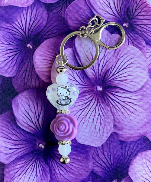 Kitty silicone Keychain #13