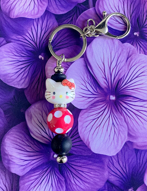 Kitty silicone Keychain #15