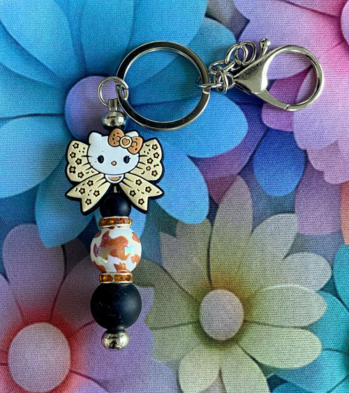 Kitty silicone Keychain #17