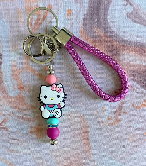 HK kitty silicone Keychain #22