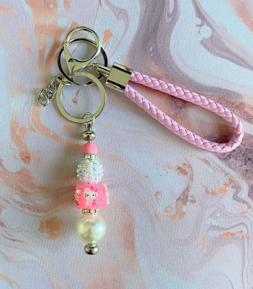 HK kitty silicone Keychain #25