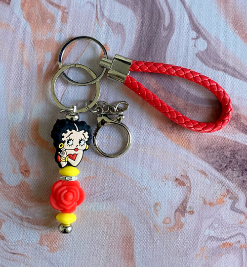 Beety Boop silicone Keychain #5