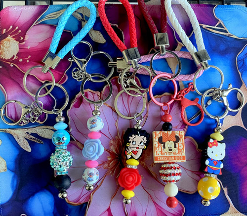 ASSORTED silicone Keychains #2