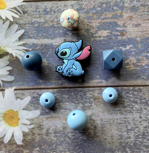 7pc Lilo silicone beads kit #1