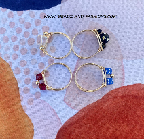 14k gold 4pc ring set #1