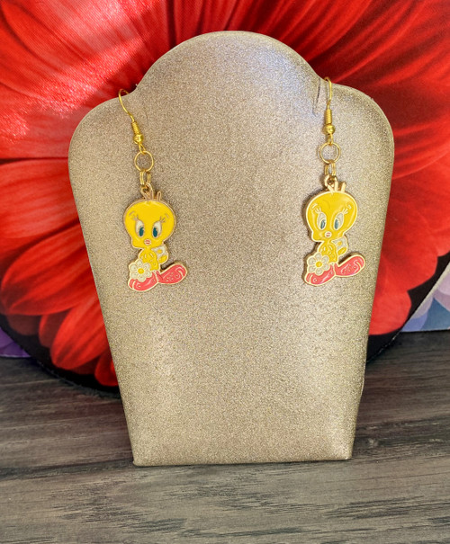 Tweety Bird charm earrings  #1