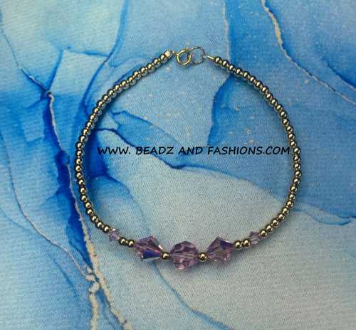 14k Gold ANY COLOR bracelet #6