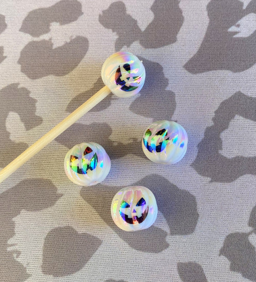 Halloween PUMPKIN Acrylic beads #1